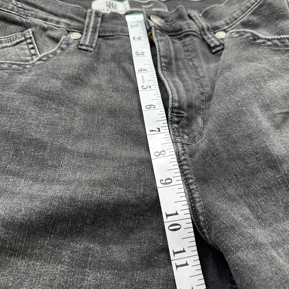 Rock & Republic Men's Black Relaxed Denim Shorts - Picture 6 of 12